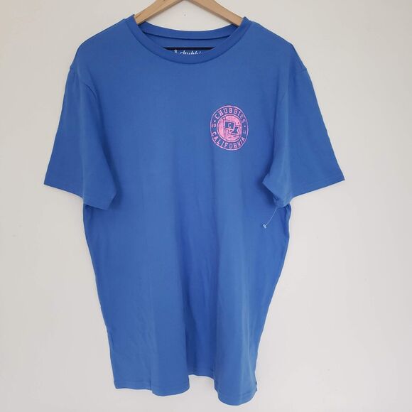 Chubbies Mens SIZE M Blue Pink T-Shirt California Short Sleeve Unisex - Picture 1 of 8